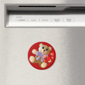 Valentine Teddy Bear Magnet (In Situ (Geschirrspüler))
