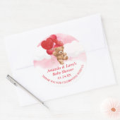 Valentine Teddy Bear Sticker (Umschlag)