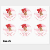Valentine Teddy Bear Sticker (Blatt)