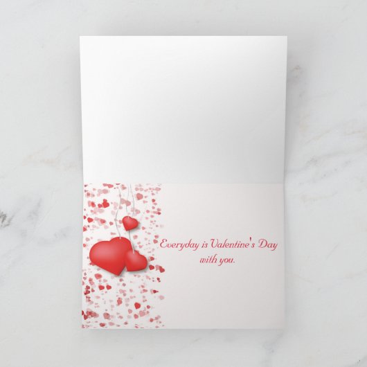 Valentine Teddy Bears Karte (Innenseite)