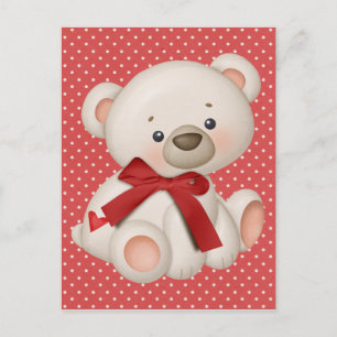 Valentine Teddy Feiertagspostkarte