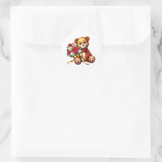 Valentine Teddy Stickers (Tasche)