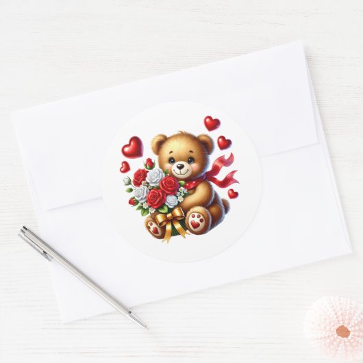 Valentine Teddy Stickers (Umschlag)