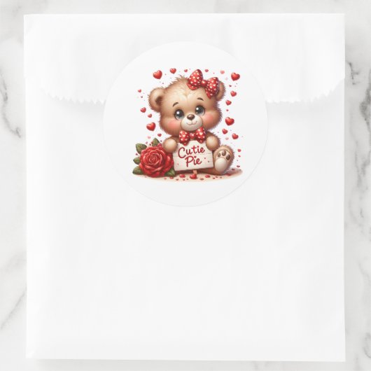 Valentine Teddy Stickers (Tasche)