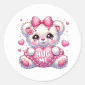 Valentine Teddy Stickers (Vorderseite)