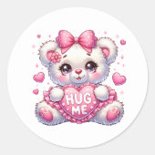 Valentine Teddy Stickers (Vorderseite)