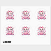 Valentine Teddy Stickers (Blatt)