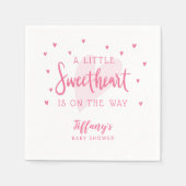 Valentine Theme Girl Baby Dusche Serviette (Vorderseite)