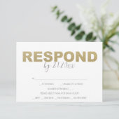 Valentine Theme Reply RSVP Cards Karte (Stehend Vorderseite)