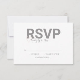 Valentine Theme Watercolor Antwort RSVP Karten
