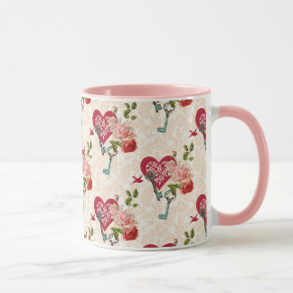 Valentine Themed Tasse
