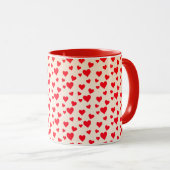 Valentine Themed Tasse (VorderseiteRechts)