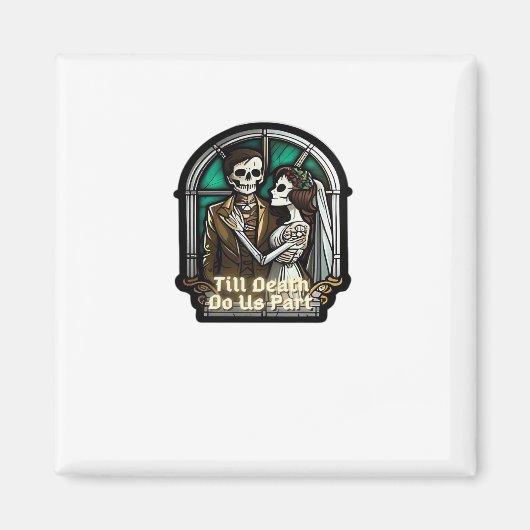 Valentine Till Death Do us Part Classic Magnet (Vorne)