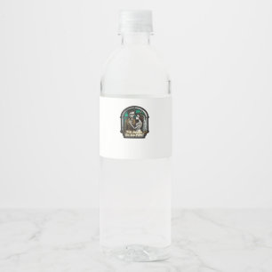 Valentine Till Death Do Us Part Romantischer Stil Wasserflaschenetikett
