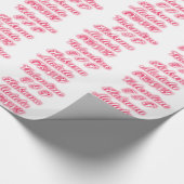 Valentine Tipp: Hakuna Matata Funny Text Art Print Geschenkpapier (Ecke)