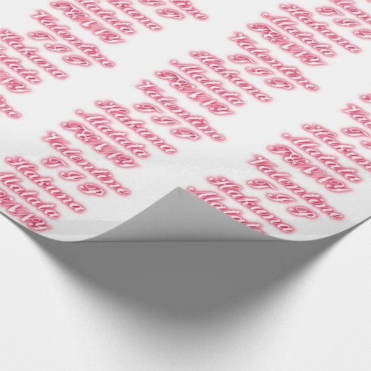 Valentine Tipp: Hakuna Matata Funny Text Art Print Geschenkpapier (Ecke)