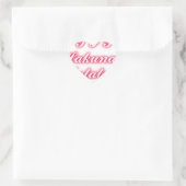 Valentine Tipp: Hakuna Matata Funny Text Art Print Herz-Aufkleber (Tasche)