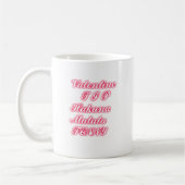 Valentine Tipp: Hakuna Matata Funny Text Art Print Kaffeetasse (Links)