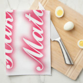 Valentine Tipp: Hakuna Matata Funny Text Art Print Küchentuch (Viertel Falte)