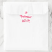 Valentine Tipp: Hakuna Matata Funny Text Art Print Stern-Aufkleber (Tasche)