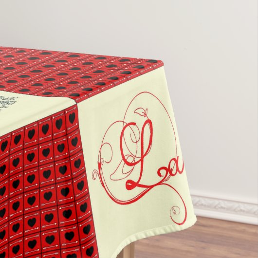 Valentine Tischdecke (Beispiel)