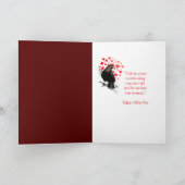Valentine to One I Liebe Edgar Allan Poe Gedicht Karte (Innenseite)