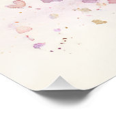 Valentine Toddler Room Art – Watercolor Poster (Ecke)