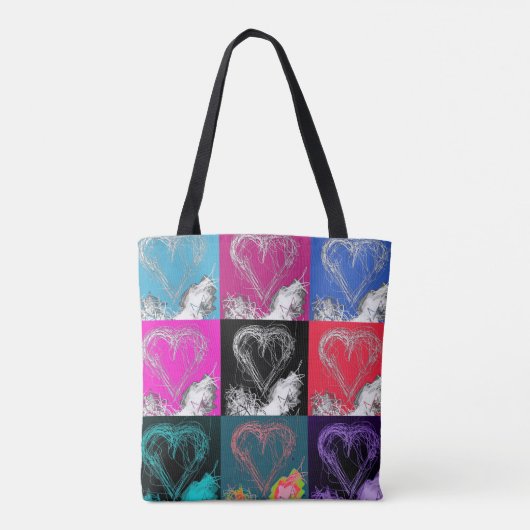 Valentine Tote Bag Tasche (Rückseite)
