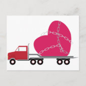 Valentine Truck Postkarte (Vorderseite)