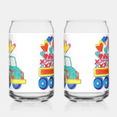Valentine Truck Soda Glass Dosenglas (Links)