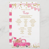 Valentine Truck Sweetheart Was ist in Ihrer Tasche (Vorne/Hinten)