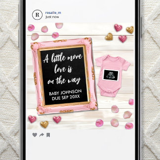 Valentine Ultrasound Photo Social Media Ankündigung