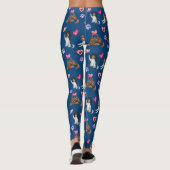 Valentine und Liebe Cavalier King Charles Spaniel Leggings (Rückseite)