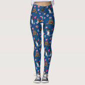 Valentine und Liebe Cavalier King Charles Spaniel Leggings (Vorderseite)