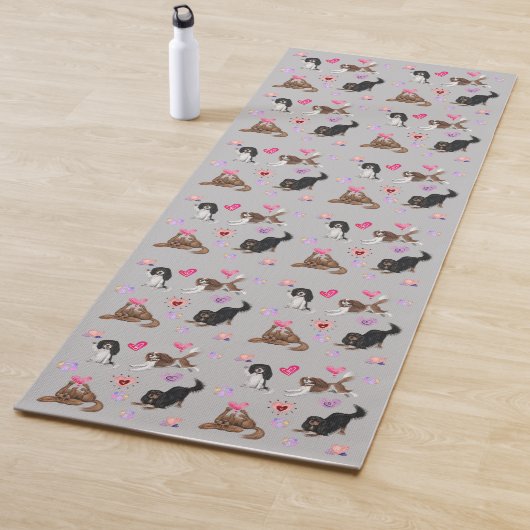 Valentine und Liebe Cavalier Yoga Mat Yogamatte (Beispiel)