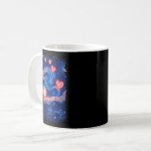 Valentine Van Gogh Starry Night Heart Matching Cou Kaffeetasse (Vorderseite Links)