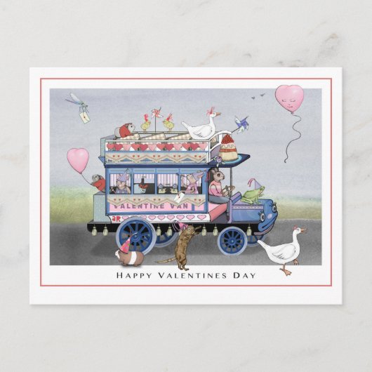 Valentine Van Postcard Postkarte (Vorderseite)