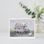 Valentine Van Postkarte (Stehend Vorderseite)