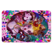 VALENTINE VENEZIANISCH MASQUERADE CONFETTI MAGNET (Horizontal)