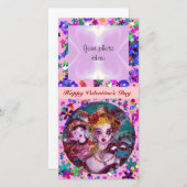 VALENTINE VENEZIANISCH MASQUERADE MASCHINE FEIERTAGSKARTE (Vorne/Hinten)