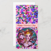 VALENTINE VENEZIANISCH MASQUERADE MASCHINE FEIERTAGSKARTE (Vorne/Hinten)