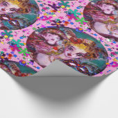 VALENTINE VENEZIANISCH MASQUERADE MASCHINE UND CON GESCHENKPAPIER (Ecke)