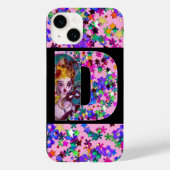 VALENTINE VENEZIANISCH MASQUERADE MONOGRAM D SCHRE Case-Mate iPhone HÜLLE (Rückseite)