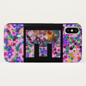 VALENTINE VENEZIANISCH MASQUERADE MONOGRAM E LETTE Case-Mate iPhone HÜLLE (Rückseite (Horizontal))