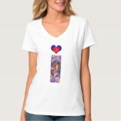 VALENTINE VENEZIANISCH MASQUERADE MONOGRAM I SCHRE T-Shirt (Vorderseite)