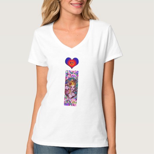 VALENTINE VENEZIANISCH MASQUERADE MONOGRAM I SCHRE T-Shirt (Vorderseite)