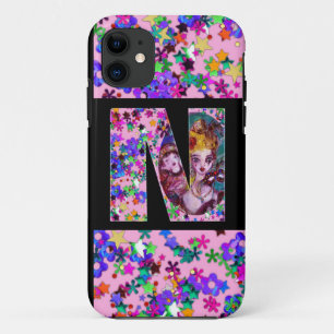 VALENTINE VENEZIANISCH MASQUERADE MONOGRAM M SCHRE iPhone 11 HÜLLE