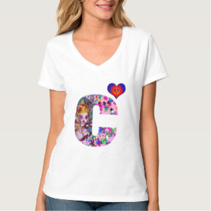 VALENTINE VENEZIANISCH MASQUERADE MONOGRAM M SCHRE T-Shirt