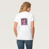 VALENTINE VENEZIANISCH MASQUERADE MONOGRAM O SCHRE T-Shirt (Rückseite Vollansicht)