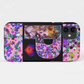 VALENTINE VENEZIANISCH MASQUERADE MONOGRAM P SCHRE Case-Mate iPhone HÜLLE (Rückseite (Horizontal))